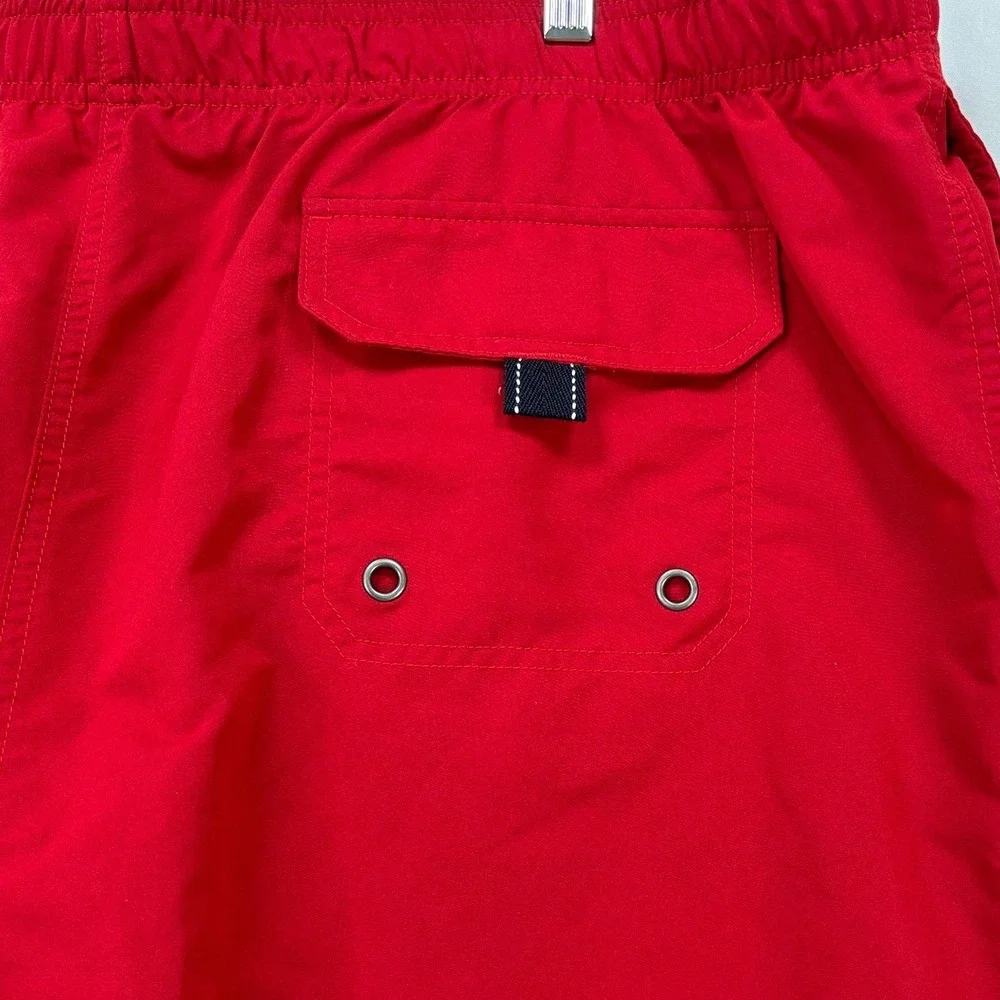 *NWOT* Lands' End Swim Trunks‎ Mens XXL Red Classic Casual Beachwear Shorts